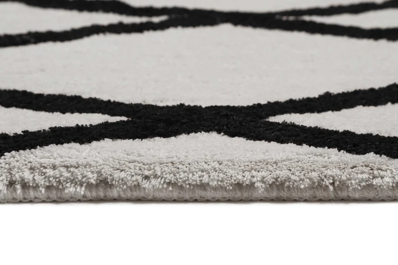 Badteppich Creme Schwarz "San Bosa" Homie Living