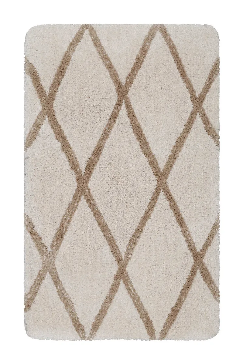 Badteppich Beige Sand "San Bosa" Homie Living