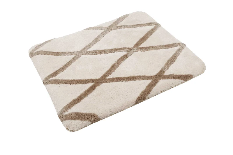 Badteppich Beige Sand "San Bosa" Homie Living