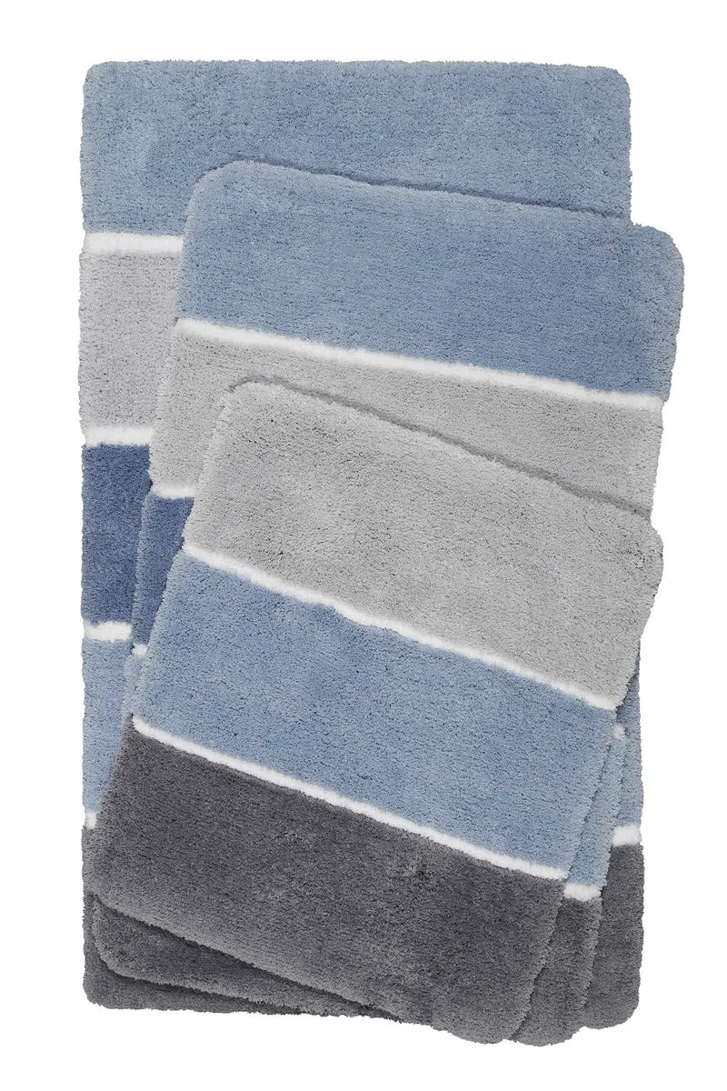 Badteppich Blau Grau "Rio Marina" Homie Living