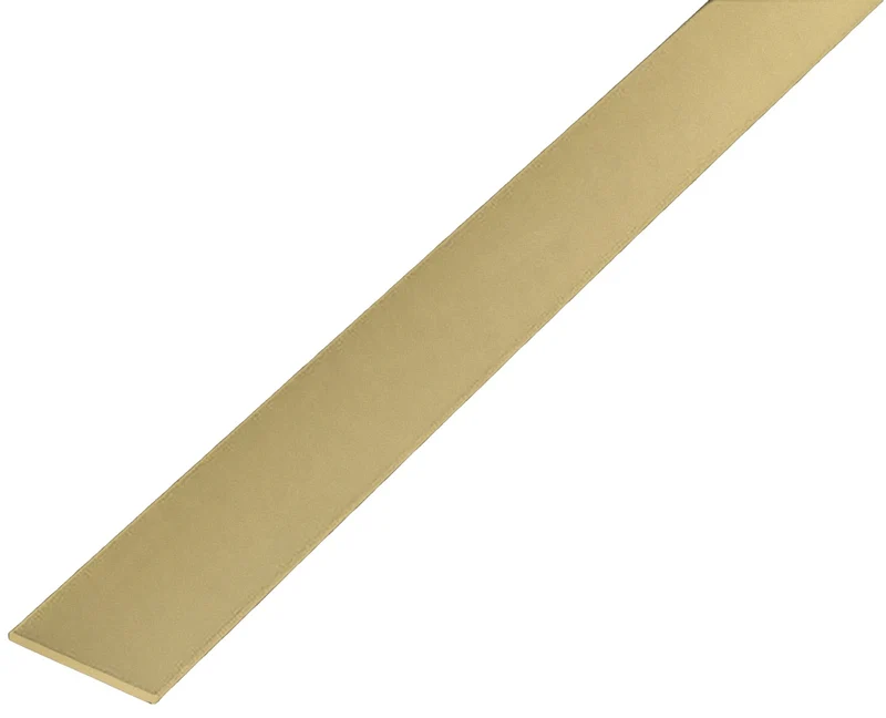 Loft-Flachprofil Aluminium, 19 mm, 2,4 m, für Ganzglas-Sprossen, 5 Oberflächen, Art.Nr. EUFB19
