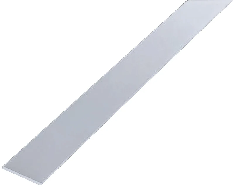 Loft-Flachprofil Aluminium, 19 mm, 2,4 m, für Ganzglas-Sprossen, 5 Oberflächen, Art.Nr. EUFB19