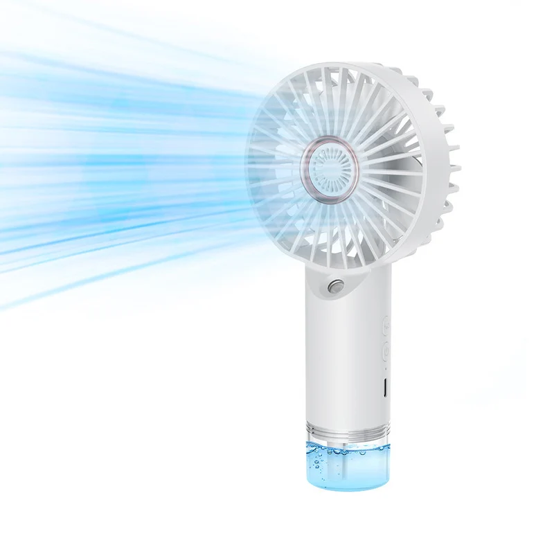 Dame Bærbar Mini Vifte med Vann Spray Luvikno