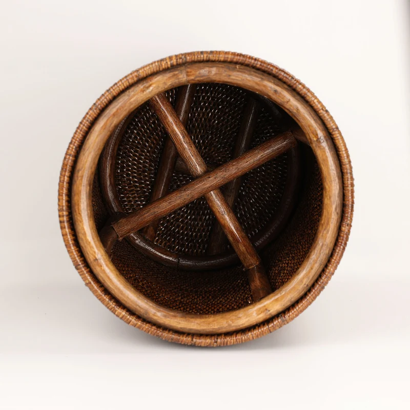 Rattan Hocker Basket STOOL