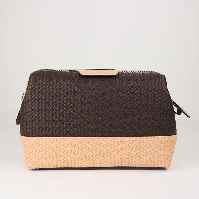 Kulturtasche Mousetrap High (L) - dunkelbraun/ sand
