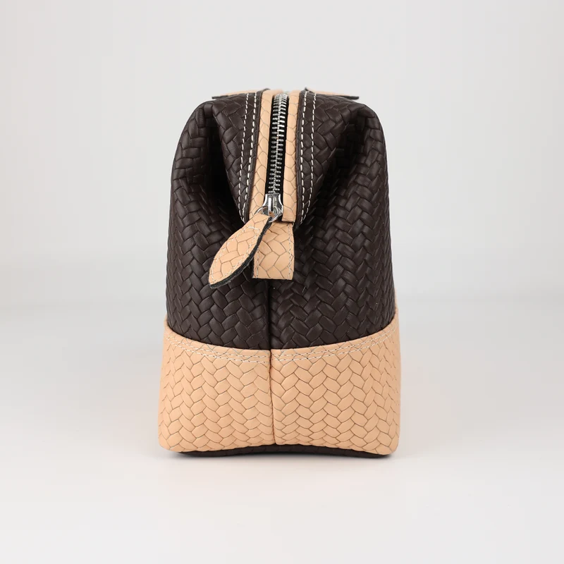 Kulturtasche Mousetrap High (L) - dunkelbraun/ sand
