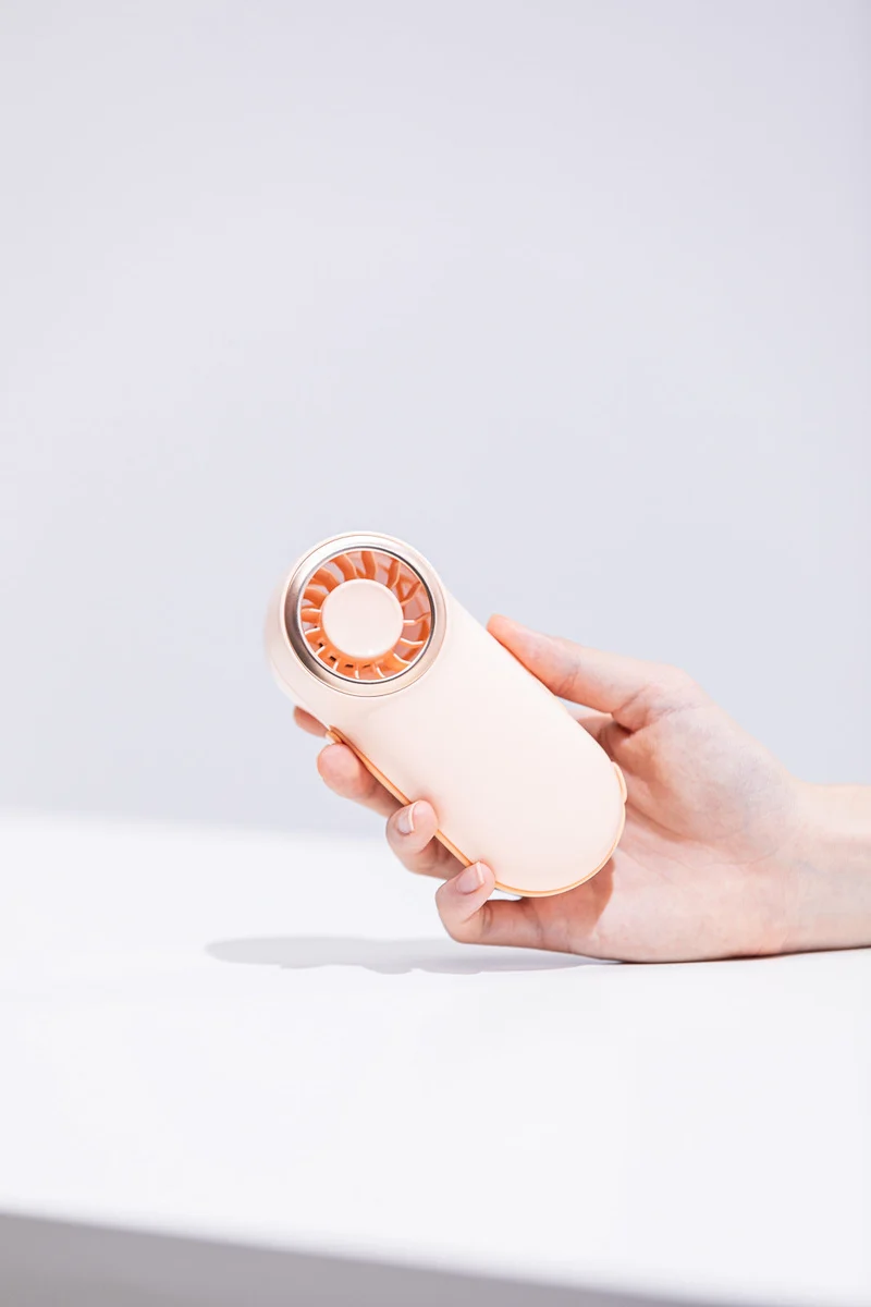 Unisex nan kompakt oppladbar håndvifte med ergonomisk grep og bærehåndtak Luvikno