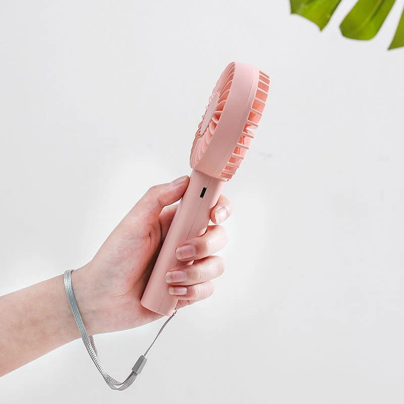 Unisex nan kompakt bærbar håndvifte med oppladbart batteri og USB ladeport stille drift frittstående Luvikno