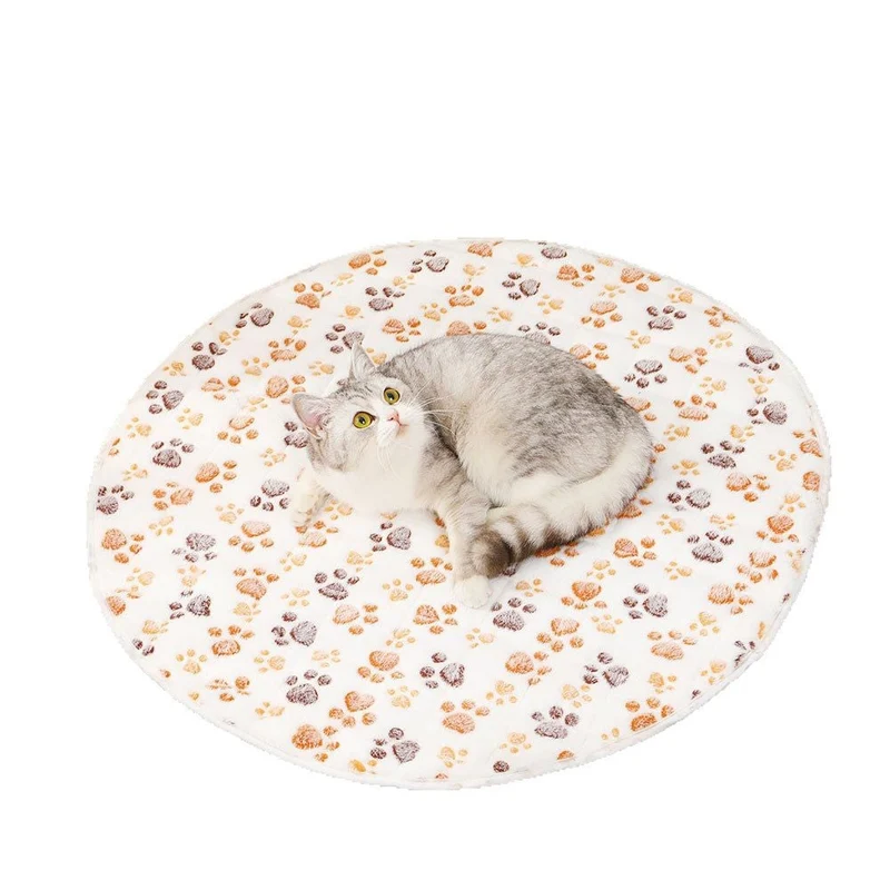 Damer Fuzzy kattseng med rattfritt underlag Luvikno