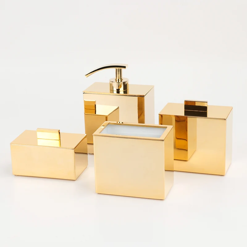 Wattebällchendose Box Lineal Gold