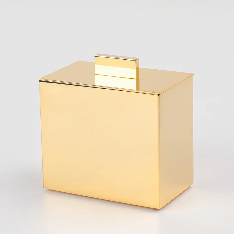 Wattebällchendose Box Lineal Gold