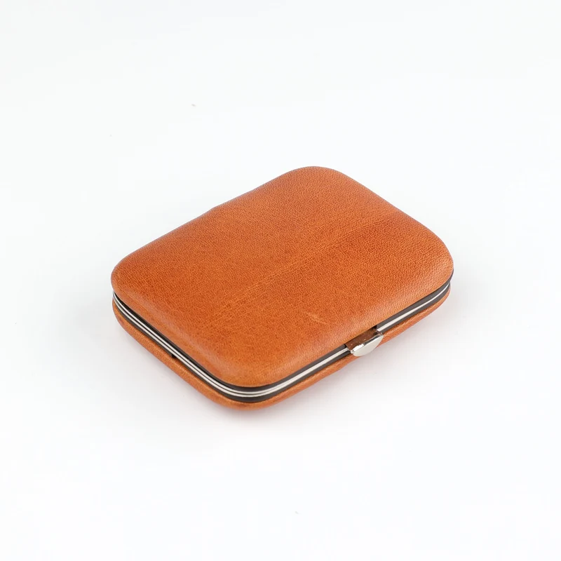 Leder Maniküre Etui Frame S - 4-Teilig
