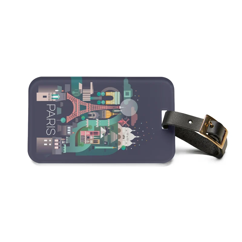 Paris Luggage Tag