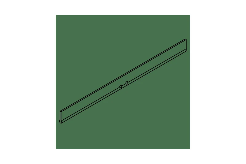 Giese Gummi-Lamelle Ersatzlippe schwarz für Glasabzieher, passend zu Art.Nr. 31191, Art.Nr. 81194