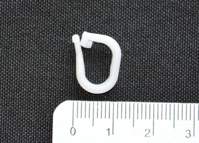 Faltenclip für Cliprollos 100 Stück weiß