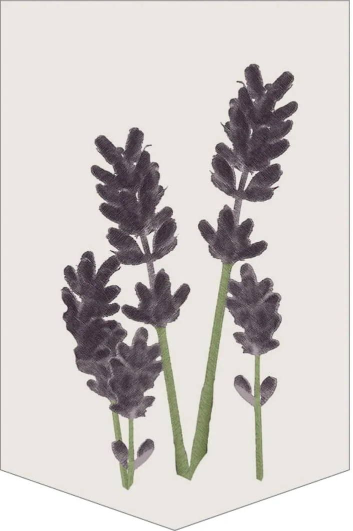 Calypso 2 Lavendel 2er Set Scheibengardine