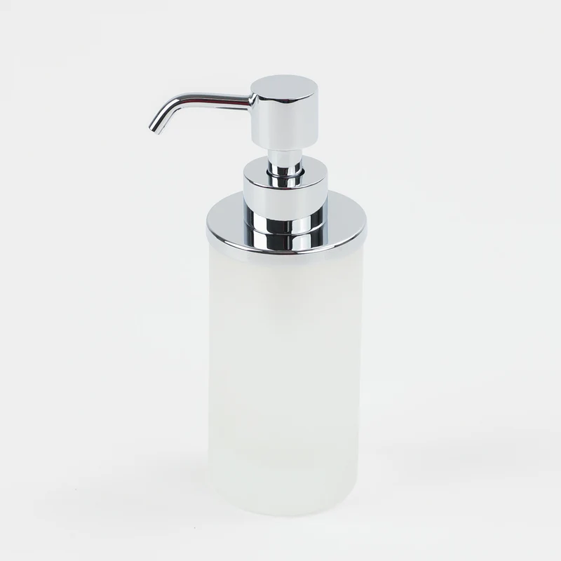 Seifenspender Mini Kristallglas Satiniert