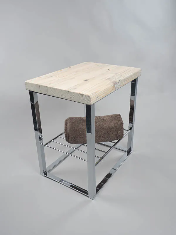 Badhocker, Hocker, Vintage Möbel
