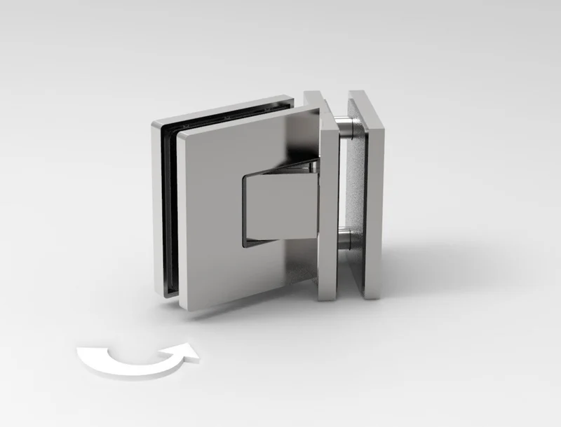 Nobiallo Pendeltürband 90° Glas-Glas Hebe-Senk – 50 kg, 8/10 mm ESG, Art.Nr. NOB092
