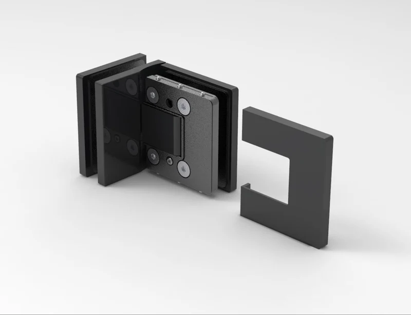 Nobiallo Pendeltürband 90° Glas-Glas Hebe-Senk – 50 kg, 8/10 mm ESG, Art.Nr. NOB092