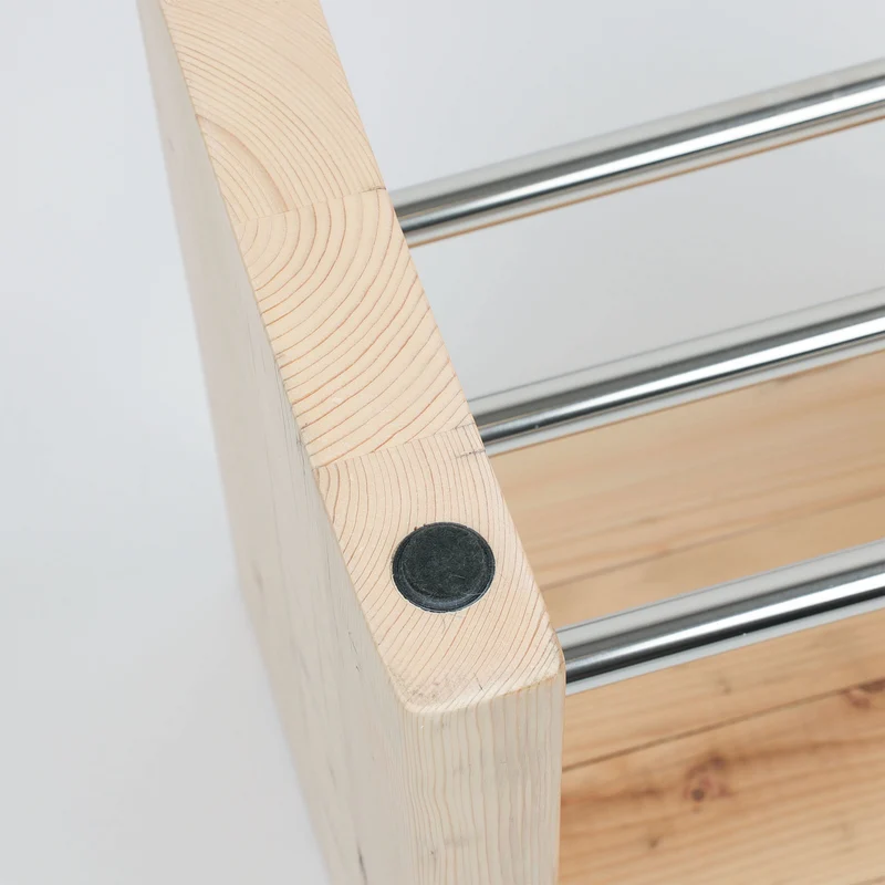 Hocker Altholz - Natur lackiert