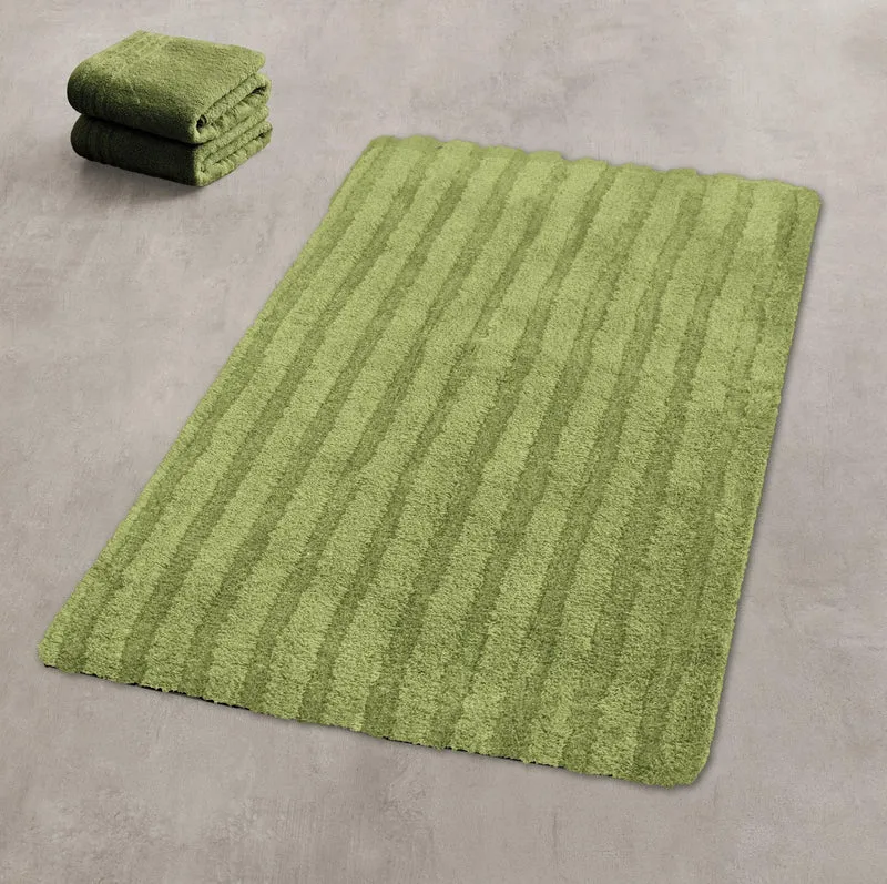 Badteppich CORD Dill 60 x 100 cm