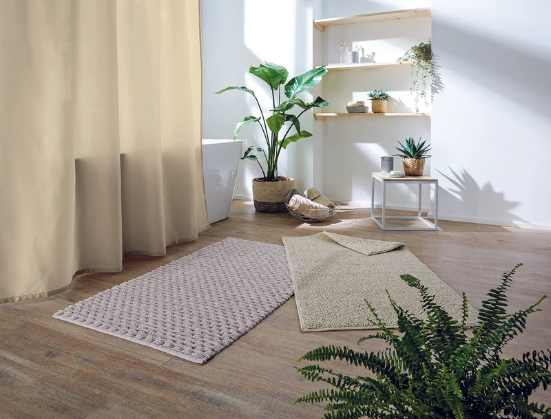 Badteppich CHRISSY Natur 65 x115 cm