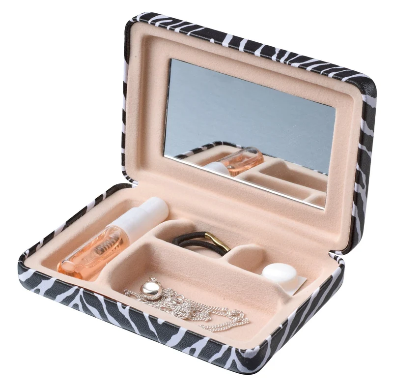 Bad-Organizer ZEBRA POCKET BOX Schwarz-Weiß S