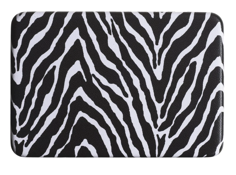 Bad-Organizer ZEBRA POCKET BOX Schwarz-Weiß S