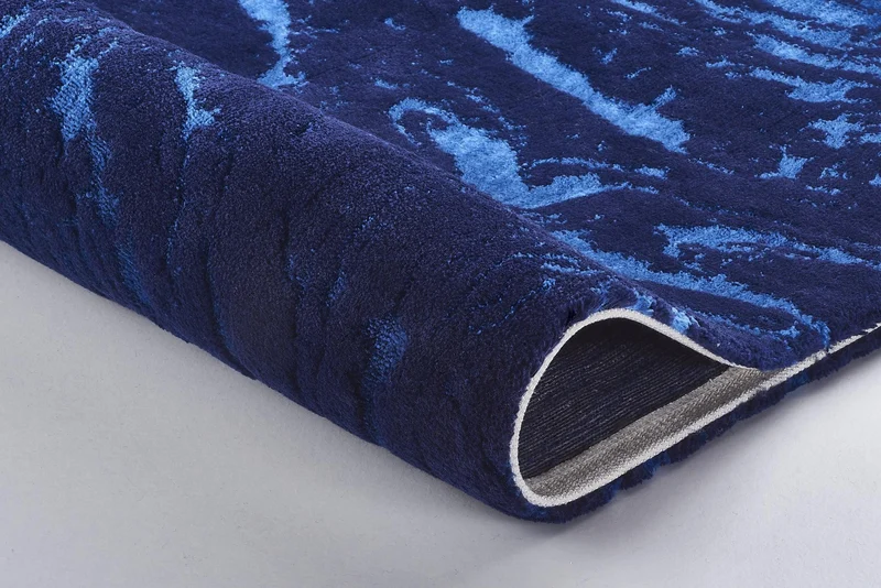 Badteppich EVERGLADES Dunkelblau 60 x 60 cm