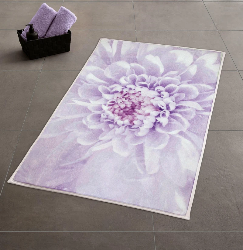Badteppich DAHLIA Lavendel 70 x 120 cm