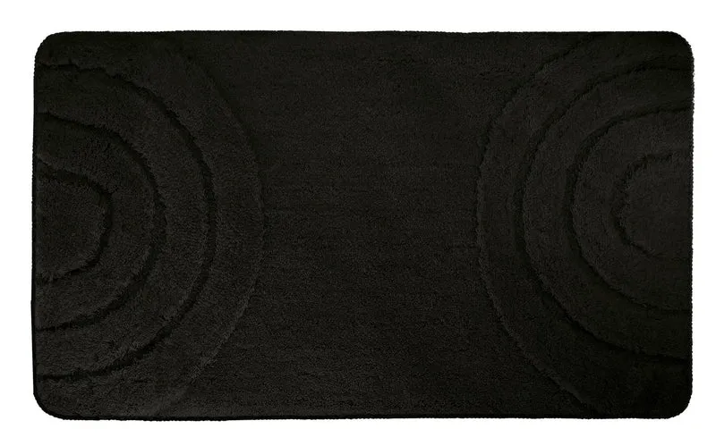 Badteppich BOW Schwarz 60 x 100 cm