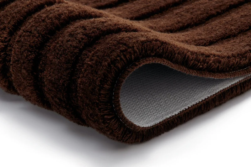 Badteppich CORD Nussbraun 60 x 100 cm