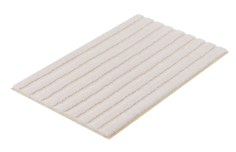 Badteppich CORD Sandbeige 60 x 100 cm