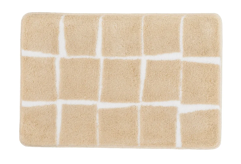 Badteppich CARAT Sandbeige 60 x 90 cm