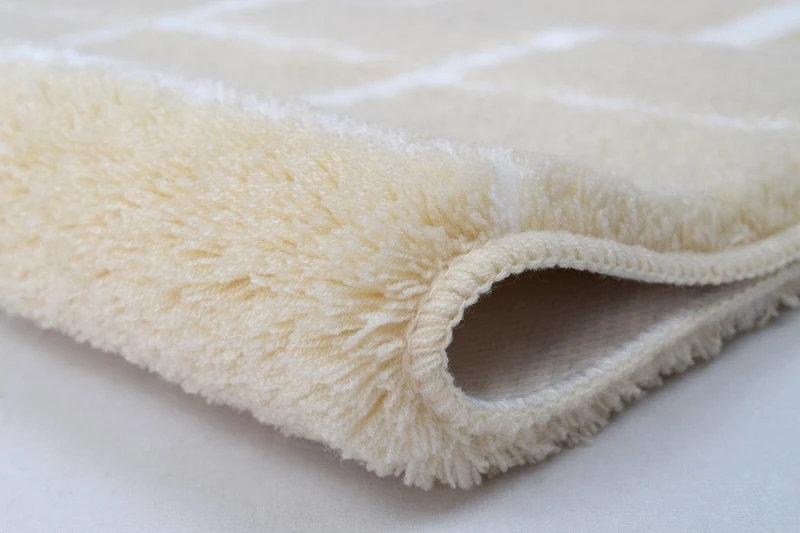 Badteppich CARAT Sandbeige 60 x 90 cm