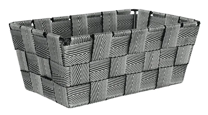 Aufbewahrungsbox CHEVRON Schwarz-Weiß S