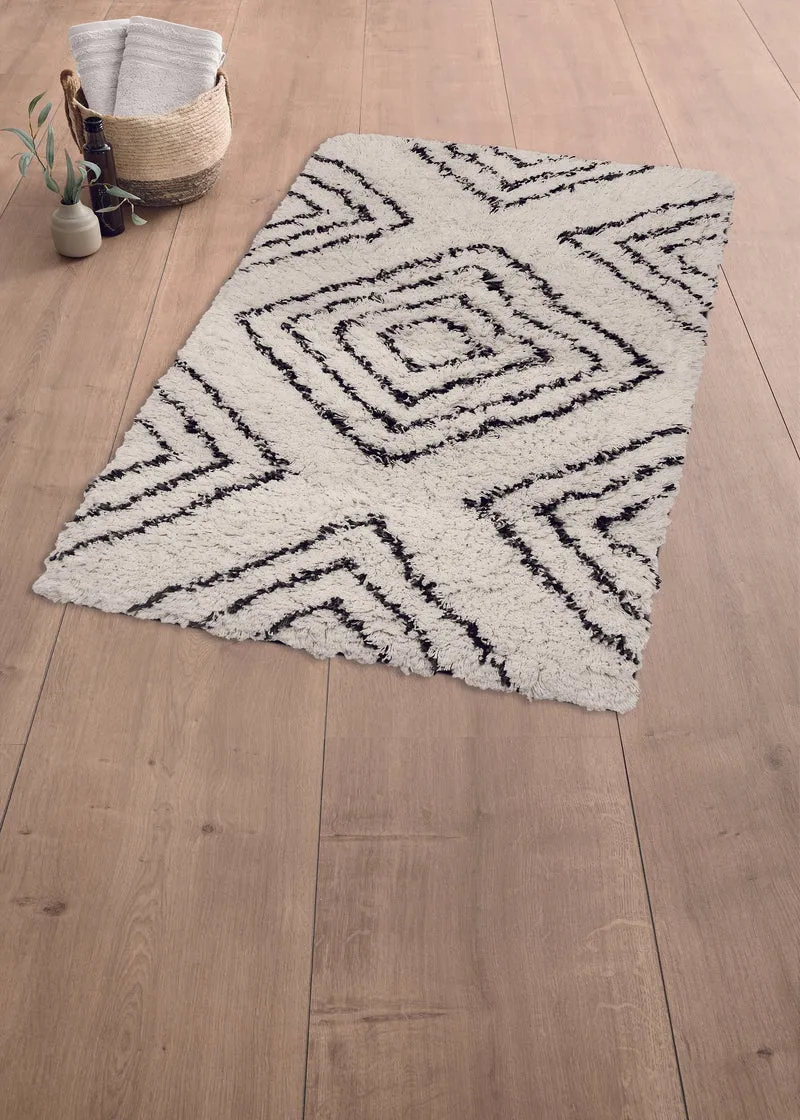 Badteppich BOHO Natur 55 x 65 cm