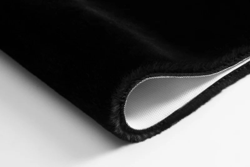 Badteppich CONY Schwarz 55 x 65 cm