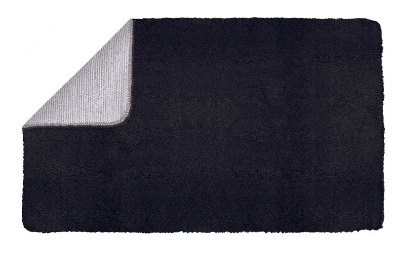 Badteppich CONY Schwarz 55 x 65 cm