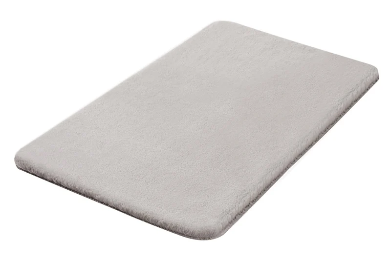 Badteppich CONY Silbergrau 60 x 100 cm