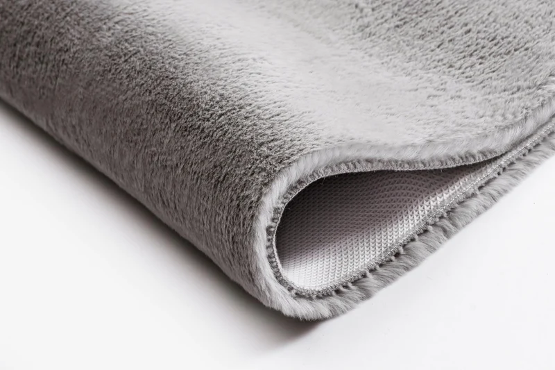 Badteppich CONY Silbergrau 70 x 120 cm