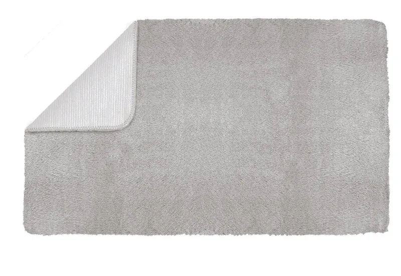 Badteppich CONY Silbergrau 70 x 120 cm