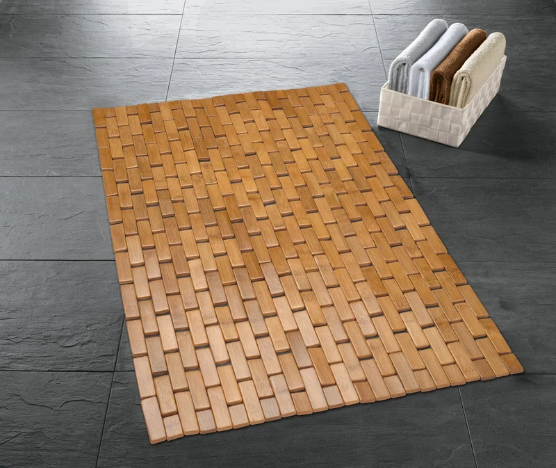 Badematte aus Bambus PALITO Natur 50 x 70 cm
