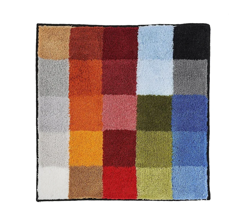 Badteppich CUBETTO Multicolor 60 x 60 cm