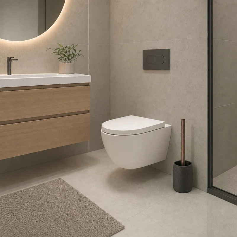 WC-Bürsten-Halter HARPER Schwarz