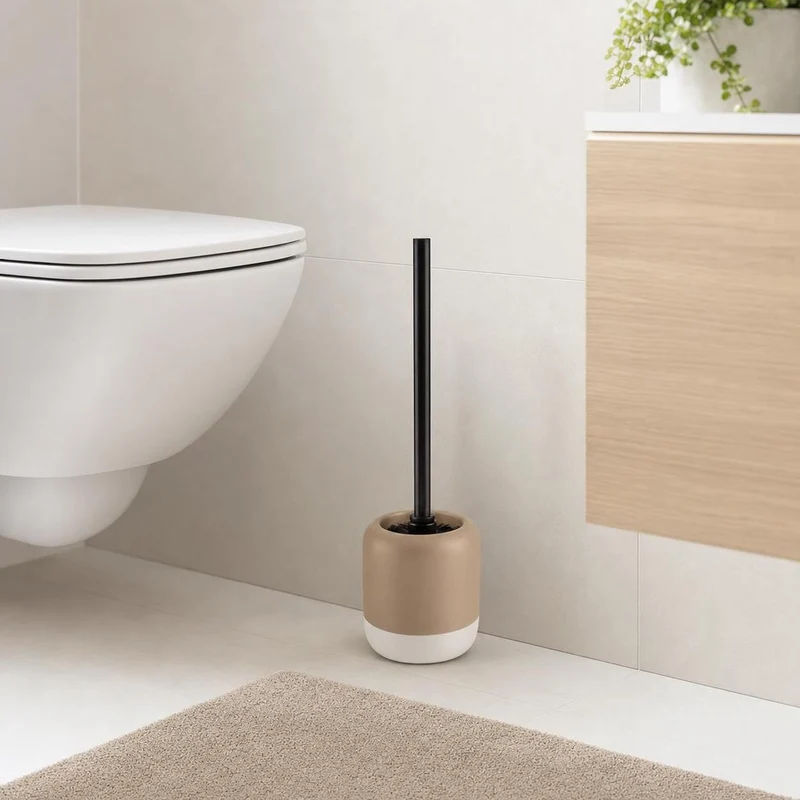 WC-Bürsten-Halter LUNELLA Taupe