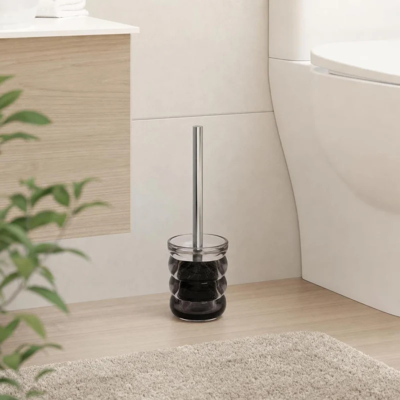 WC-Bürsten-Halter VERRO Silbergrau