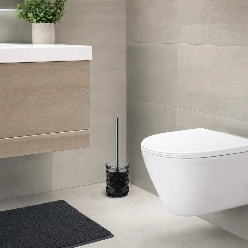 WC-Bürsten-Halter VERRO Silbergrau
