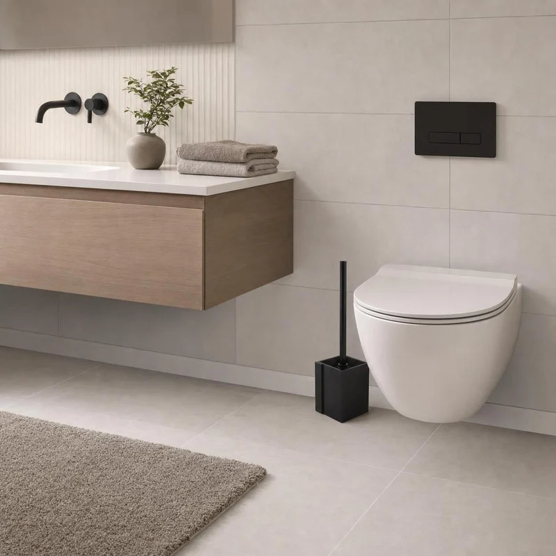 WC-Bürsten-Halter GERRY Schwarz